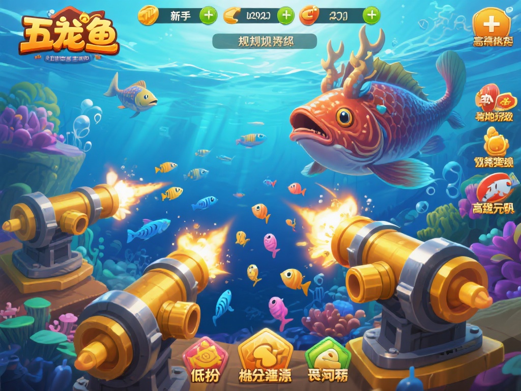 对于新手玩家来说，五龙捕鱼的规则并不复杂，但想要成